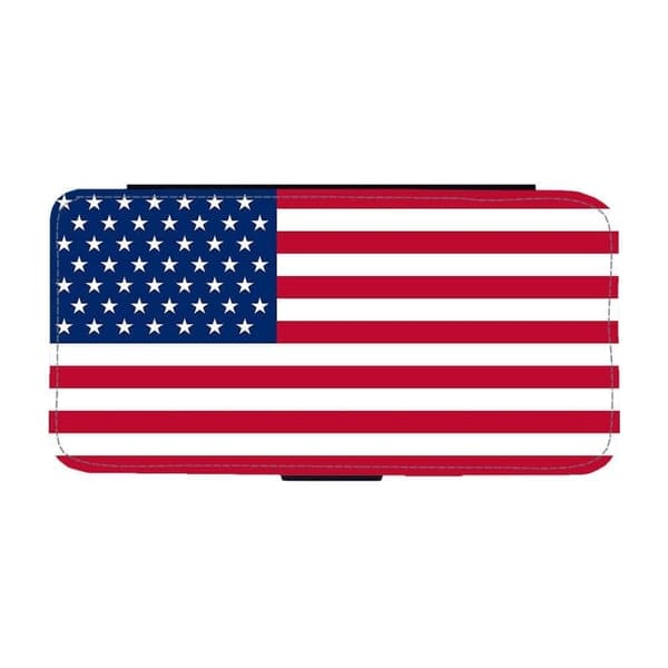 Til Samsung Galaxy S21: USA Flagg Flippetui