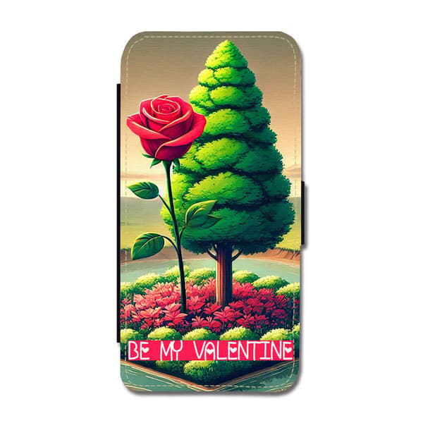 Til Samsung Galaxy S21: Be My Valentine Flippetui