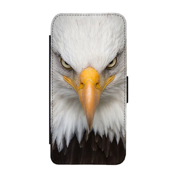 Til Google Pixel 8a: Eagle, flipdeksel med unikt motiv, mobiletui med stativfunksjon