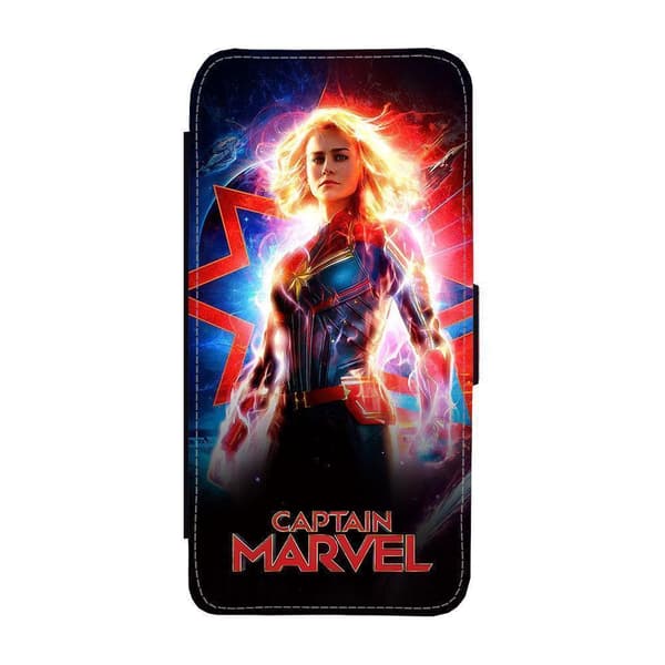 Til Samsung Galaxy S21 FE: Captain Marvel Flippetui