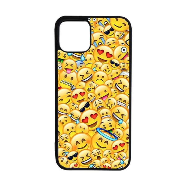 Til Apple iPhone 11 Pro Max, Emoji Mobilcover