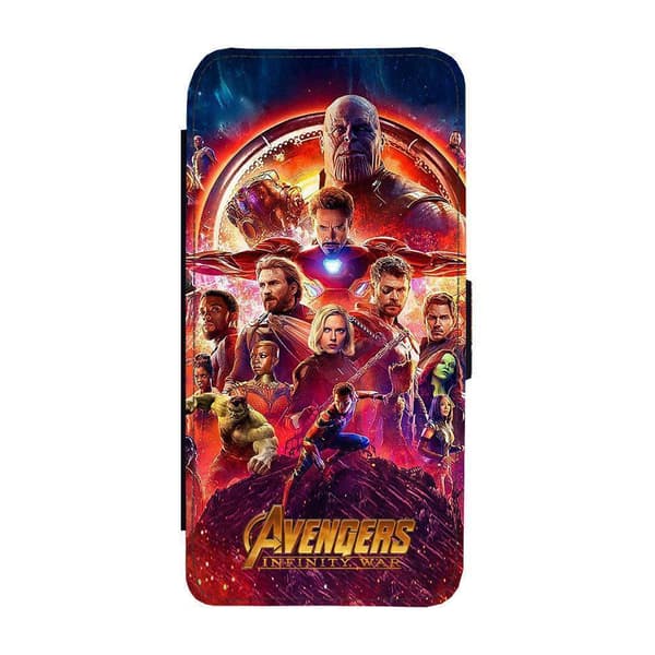 Til Samsung Galaxy S21 FE: Avengers Infinity War Flippetui