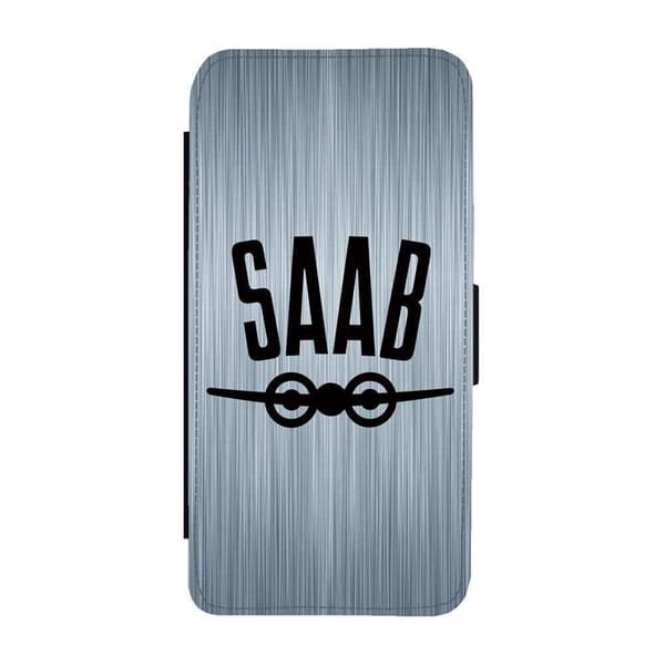 Til Samsung Galaxy S21: SAAB Logo før 1969 Flippetui