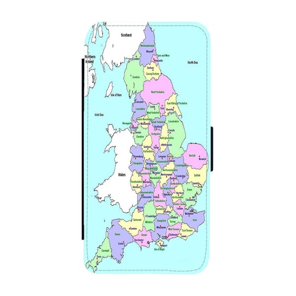 Til Samsung Galaxy S21: United Kingdom Map Flippetui