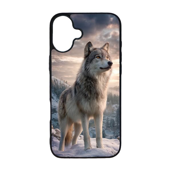 Til Apple iPhone 16, För Apple iPhone 16, Vild Dyr Ulv Mobilcover