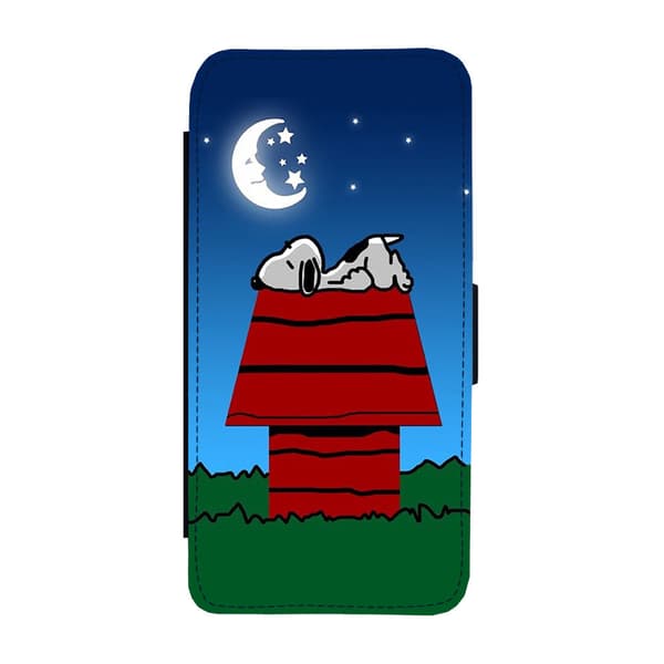 Til Samsung Galaxy S21 FE: Peanuts Snoopy Flippetui