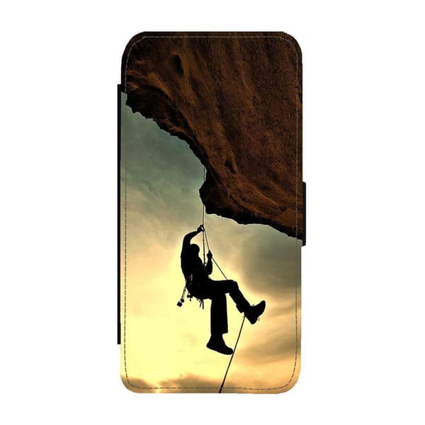 Til Samsung Galaxy A52 5G: Mountain Climbing Flippetui
