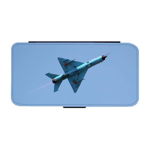 Til Apple iPhone 14 Pro: MIG-21 Supersonic Jet Fighter Flippetui