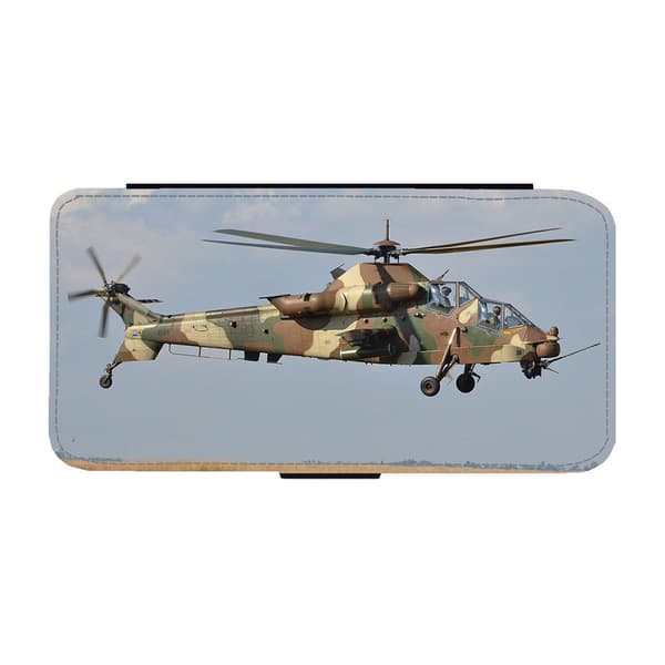 Til Samsung Galaxy S21 FE: Denel AH-2 Rooivalk Attack Helicopter Flippetui