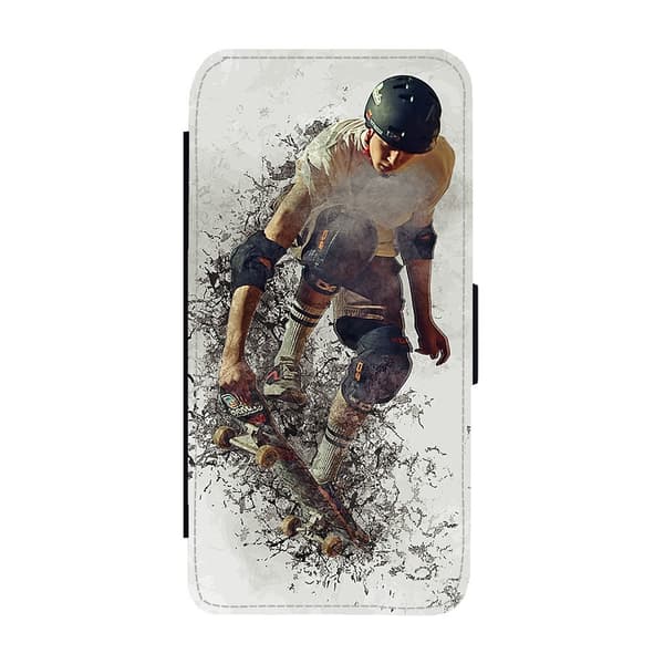 Til Samsung Galaxy S21: Skateboarding Flippetui
