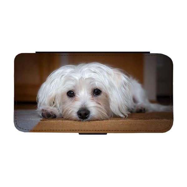 Til Samsung Galaxy S21: Maltese Dog Flippetui
