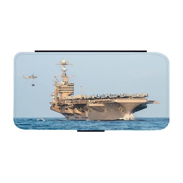 Til Apple iPhone 14 Pro: Aircraft Carriers Flippetui