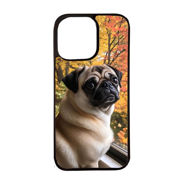 Til Apple iPhone 11, Hund Mops Mobilcover - Mobildeksel