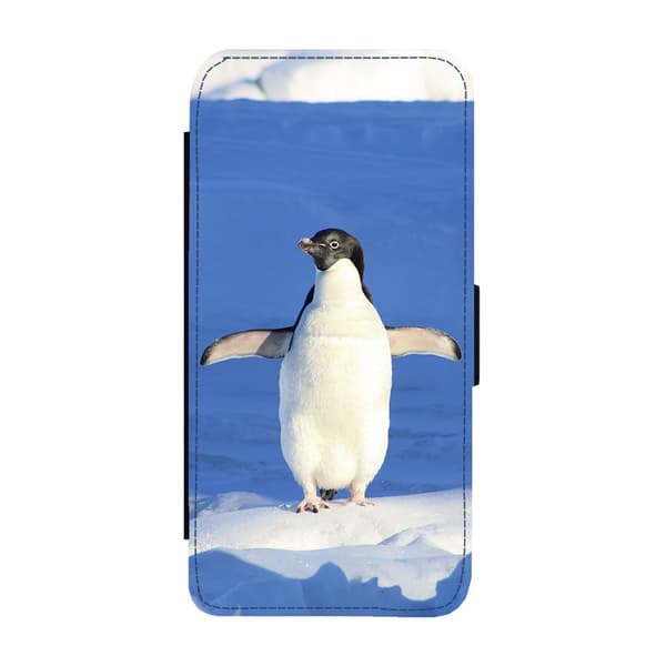 Til Samsung Galaxy S21 FE: Penguin Flippetui