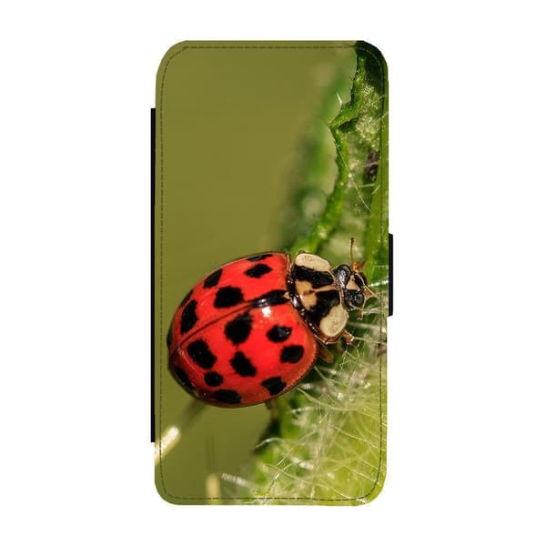 Til Apple iPhone 14 Pro: Ladybug Flippetui