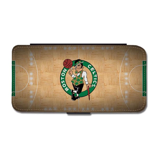 Til Samsung Galaxy A17, NBA Boston Celtics Flip-etui