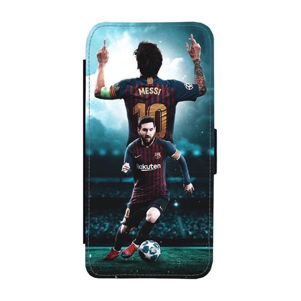 Til Samsung Galaxy S21 FE: Lionel Messi Flippetui