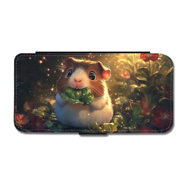 Til Samsung Galaxy A17, Søt Tegnet Marsvin Flip-etui