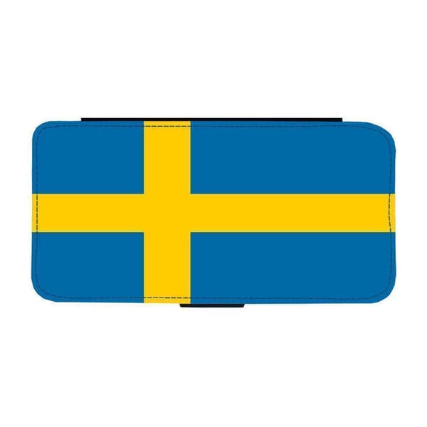 Til Samsung Galaxy S21 FE: Swedish Flag Flippetui