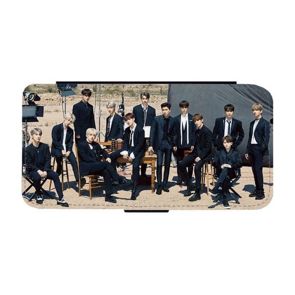 Til Samsung Galaxy S21 FE: K-pop Seventeen Flippetui