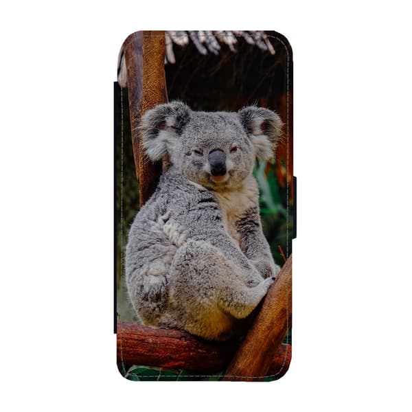 Til Google Pixel 9 Pro XL: Koala, flipdeksel med unikt motiv, mobiletui med stativfunksjon