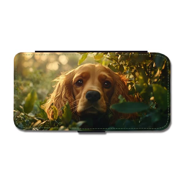 Til Samsung Galaxy A17, Hund Engelsk Cocker Spaniel Flip-Cover