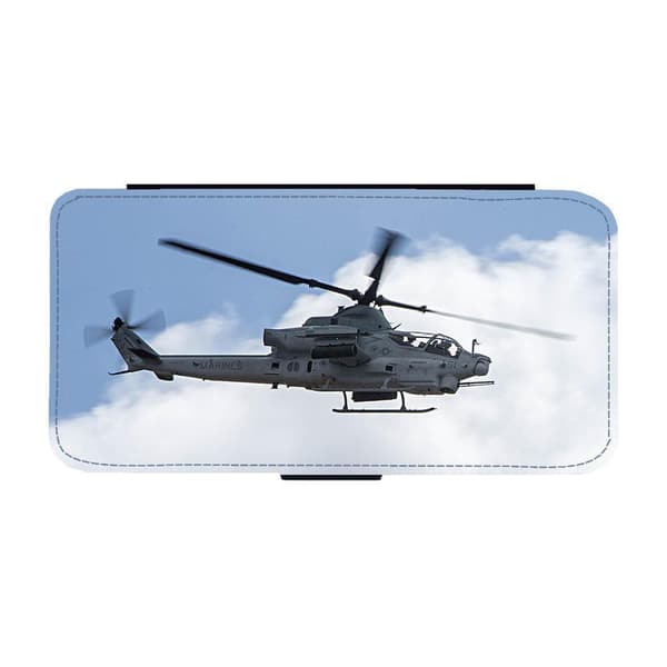 Til Apple iPhone 14 Pro: Bell AH-1Z Viper Attack Helicopter Flippetui