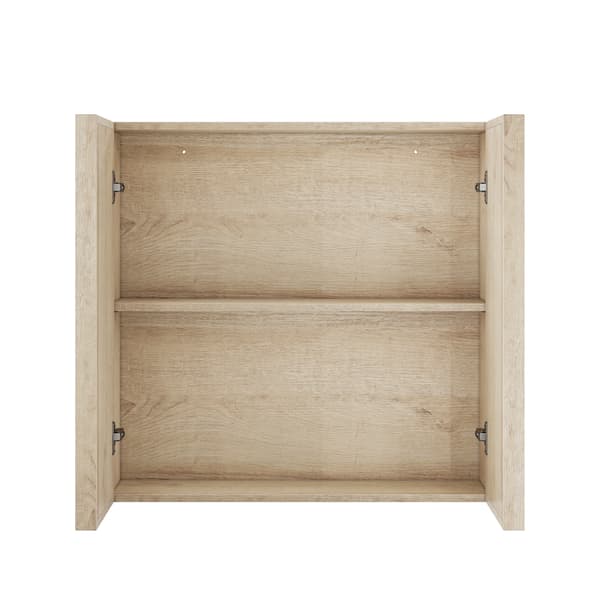 SONNENH Opbevaringsskab, MDF / Spånplade, Eg, 60 × 21,6 × 58 cm