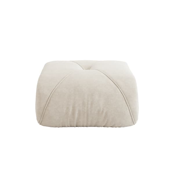 SONNENH Elowin Ottoman Chenille Ljus Beige
