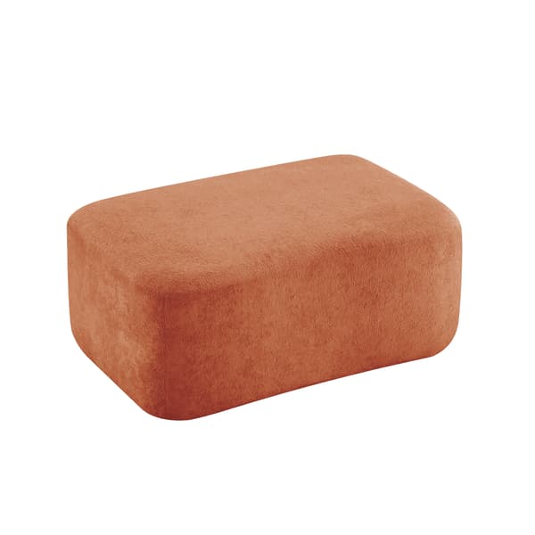SONNENH Ottoman Fløjl-Orange