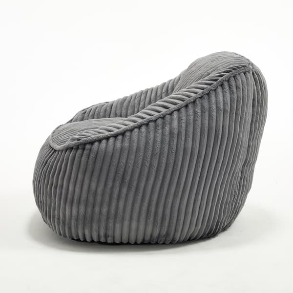 SONNENH Sittsäck, Chenille, Mörkgrå, 98 × 92 × 73 cm