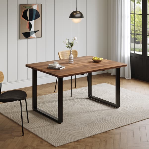 SONNENH Matbord, MDF, Valnöt, 220 × 80 × 75 cm