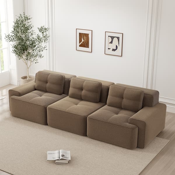 SONNENH Cloud Modular Sofa Boneless Sofa, Modular Corner Sofa, Overdimensioneret Modular Cloud Sofa, Komfortabel Corduroy Cloud Sofa Sofa