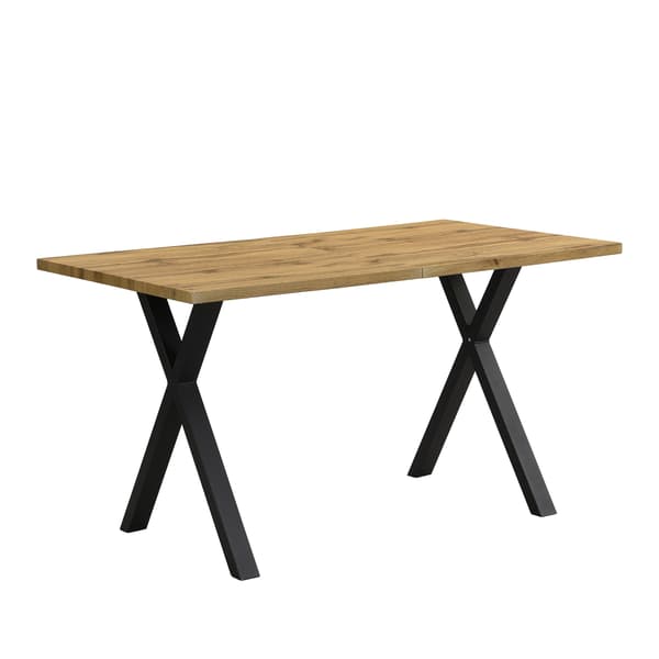 SONNENH Matbord, MDF, Ek, 140 × 80 × 76 cm