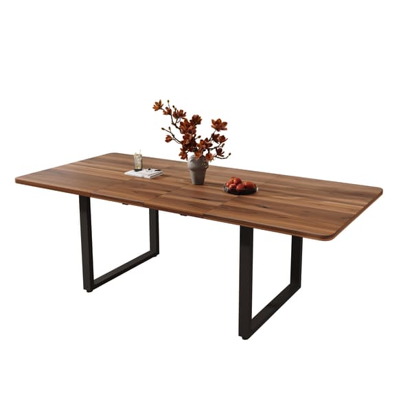 SONNENH Matbord, MDF, Valnöt, 220 × 80 × 75 cm