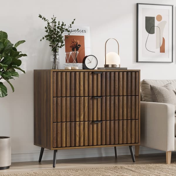 SONNENH Förvaringsskåp, MDF, Valnöt, 80 × 38 × 78 cm