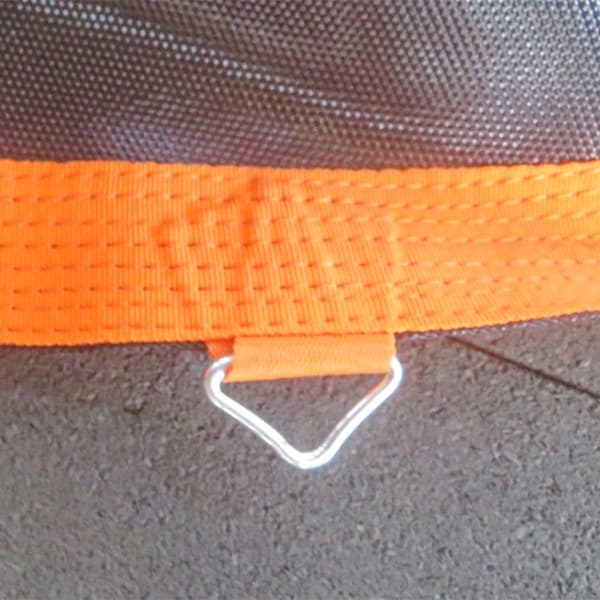 SONNENH Trampolinmatta, Rund hoppmatta, Polypropen, Orange