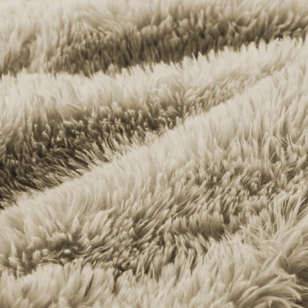 SONNENH Aviana Ottoman Plush Fabric - Light Khaki