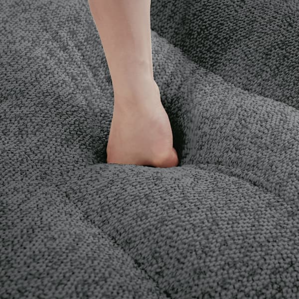 SONNENH Brravo Ottoman Granular Fleece-Grey
