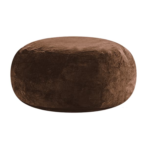 SONNENH Sittsäck, Skum, Kaffebrun, 100 × 100 × 50 cm