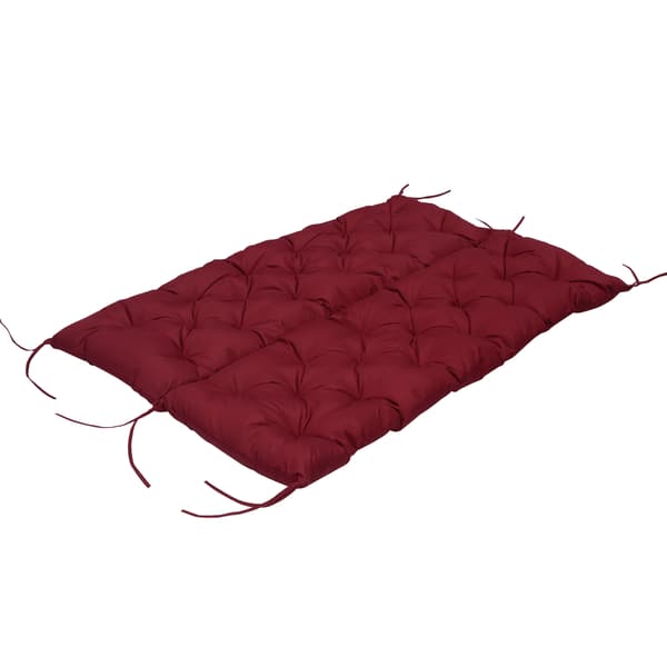 SONNENH Sittdyna, Polyester, Röd, 98 × 150 × 8 cm