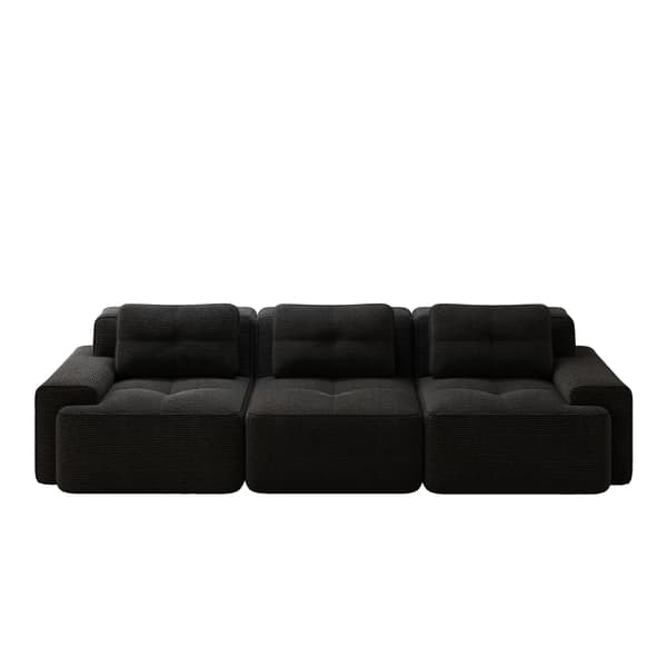 SONNENH Cloud Modular Sofa Boneless Sofa, Modular Corner Sofa, Overdimensioneret Modular Cloud Sofa, Komfortabel Corduroy Cloud Sofa Sofa