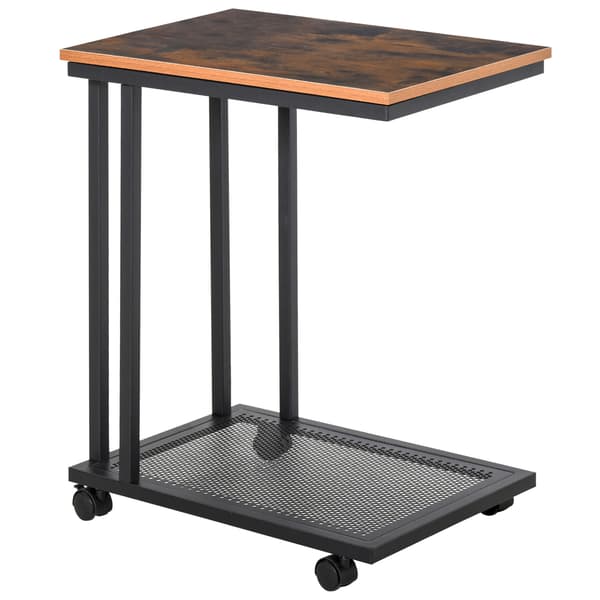 SONNENH Sidebord, MDF, Sort, 51 × 36 × 65 cm