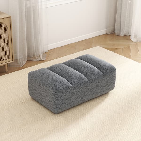SONNENH Brravo Ottoman Granular Fleece-Grey