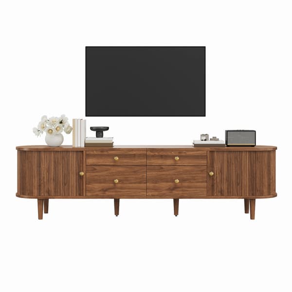 SONNENH TV-bord, MDF / Spånplade, Valnød, 180 × 35 × 50 cm