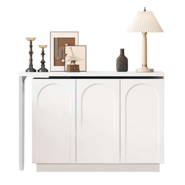 SONNENH Skrivbordsswivel L Shape Corner Computer Desk Office Table Dressing Table White 110cm