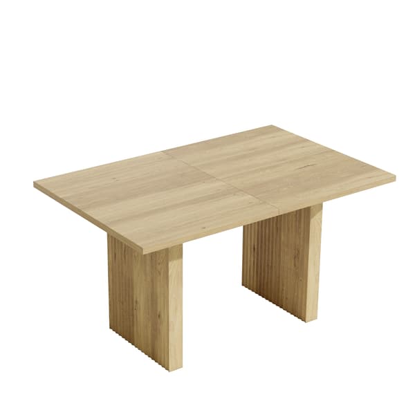 SONNENH Matbord, MDF, Ek, 200 × 90 × 75 cm