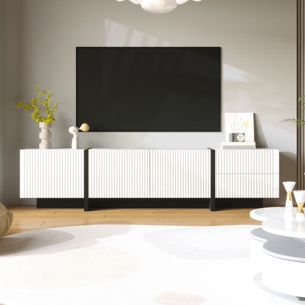 SONNENH 190 cm TV-skab med 3 døre, 2 skuffer