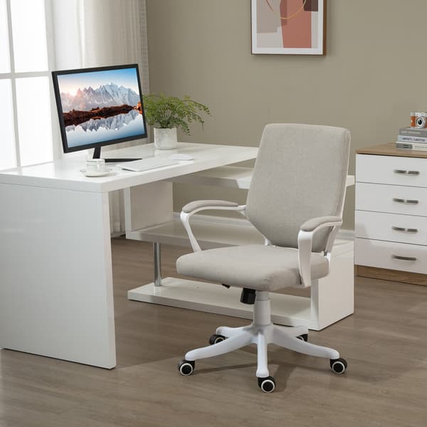 SONNENH Kontorstol, Polyester, Beige, 62 × 69 × 100 cm