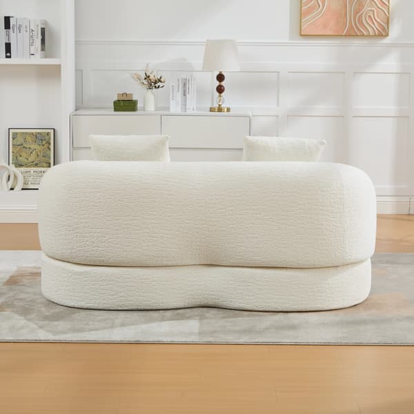 SONNENH Sovesofa, Chenille, Beige, 157 × 84 × 65 cm